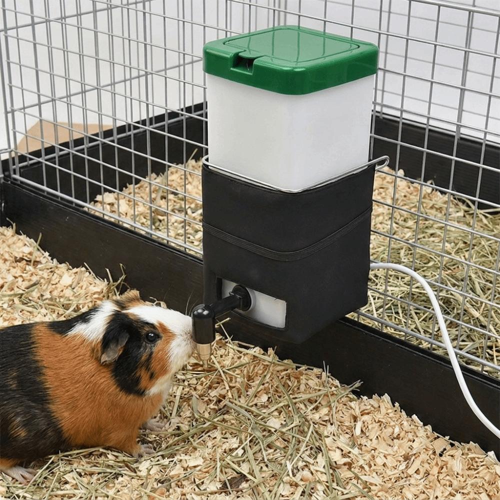 No Drip Rabbit Thermostatic Water Dispenser Large Capacity Automatic Rabbit Drinker  Small Rodents