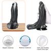 Mixed Color Liquid Silicone Simulation Large Phallus Dildo Female Masturbator Rear Court Anal Plug Expansion Anal Phallus