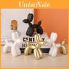 Resin Balloon Dog Figurine For Living Room Tv Cabinet Bookshelf Decoration
