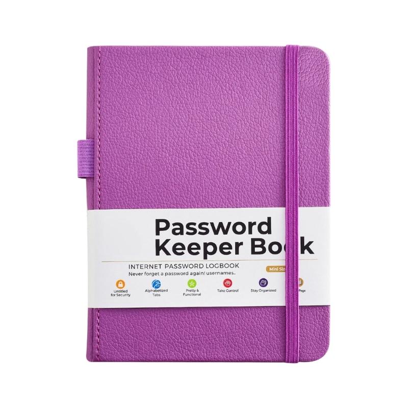 Light Weight Portable Password Collection Notebook Address Information Organiser Book for Travel and Daily Use