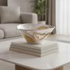 Aluminum Decorative Bowl Ornamental for Entryway Decor