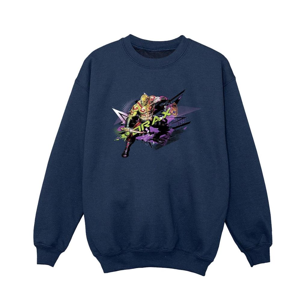 Marvel Boys Guardians Of The Galaxy Abstract Drax Sweatshirt