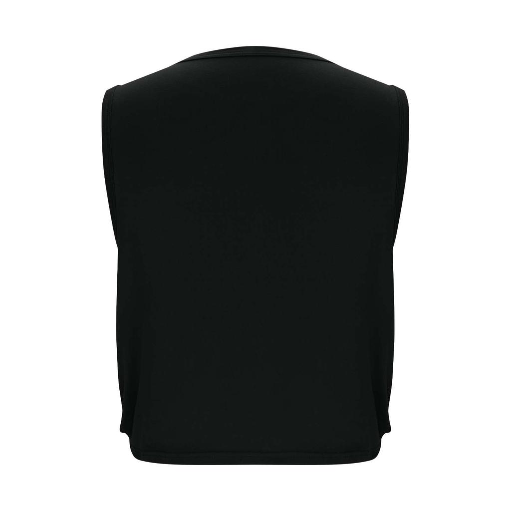 Damska Moda Okrągły Dekolt Odzież do Jogi Bez Rękawów Sportowa Kamizelka Casualowy Top