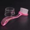 Round-Head Nail Art Brush with Cap for Cleaning Nail Tips and Surfaces