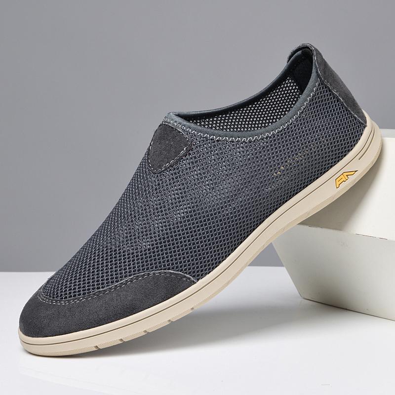 Frühling Sommer Heißverkauf Mokassins Bequeme Herren Slipper Lässige Schlupfschuhe Herren Flats Leichte Fahrschuhe Atmungsaktive Netzschuhe
