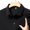 Original Quality Men'S Polo Shirt Simple Solid Color Long Sleeve Fashion Lapel T-Shirt Business Classic Casual Trend Menswear