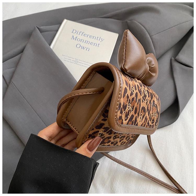 Bowknot Children's Crossbody Bag - New Coin Purse & Accessories for Girls, Princess Baby Shoulder Bag, Small Square Design