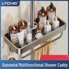 Lan Teng No-Drill Suction Cup Shower Caddy