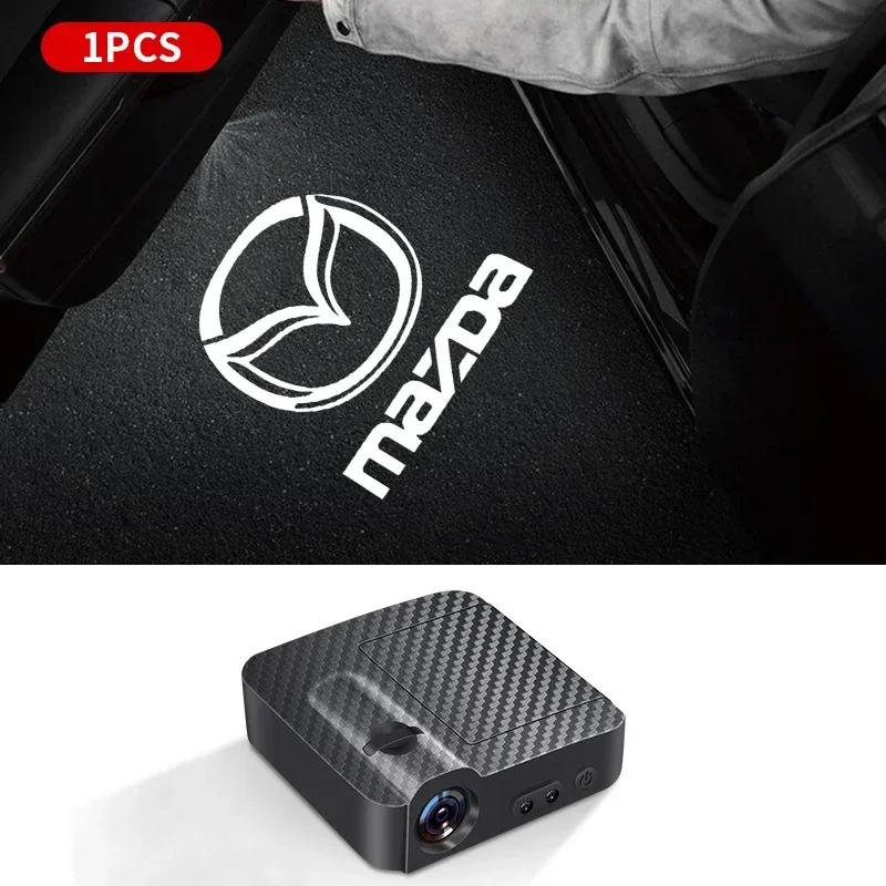 

HD Car Door Welcome Lights Wireless Auto Projector Lamp Accessories For Mazda MX-5 2 5 3 6 CX-8 CX-3 CX-5 CX-7 MS RX-8 Axela 8 7