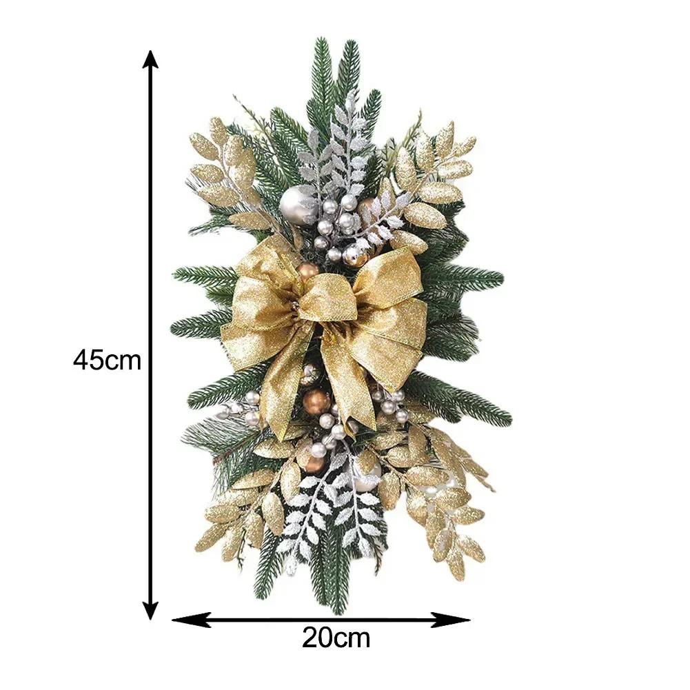 For Stairs For Courtyards Holiday Decor Christmas Staircase Decorations Holiday Decoration Cordless Pre-installed Light