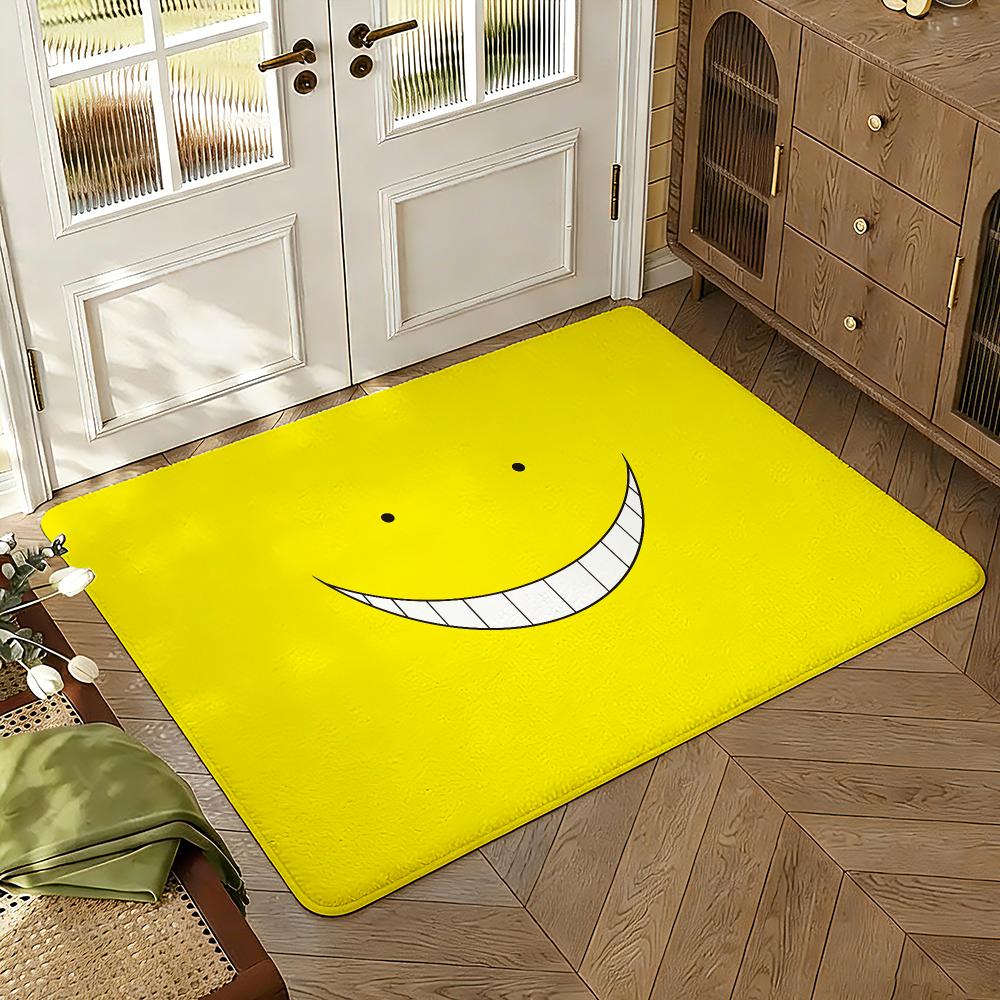 Assassi-nation Classroom Floor Mat Soft Thickened Absorbent Non-Slip Bedroom Living Room Door Mat Home Decor Flannel Rugs