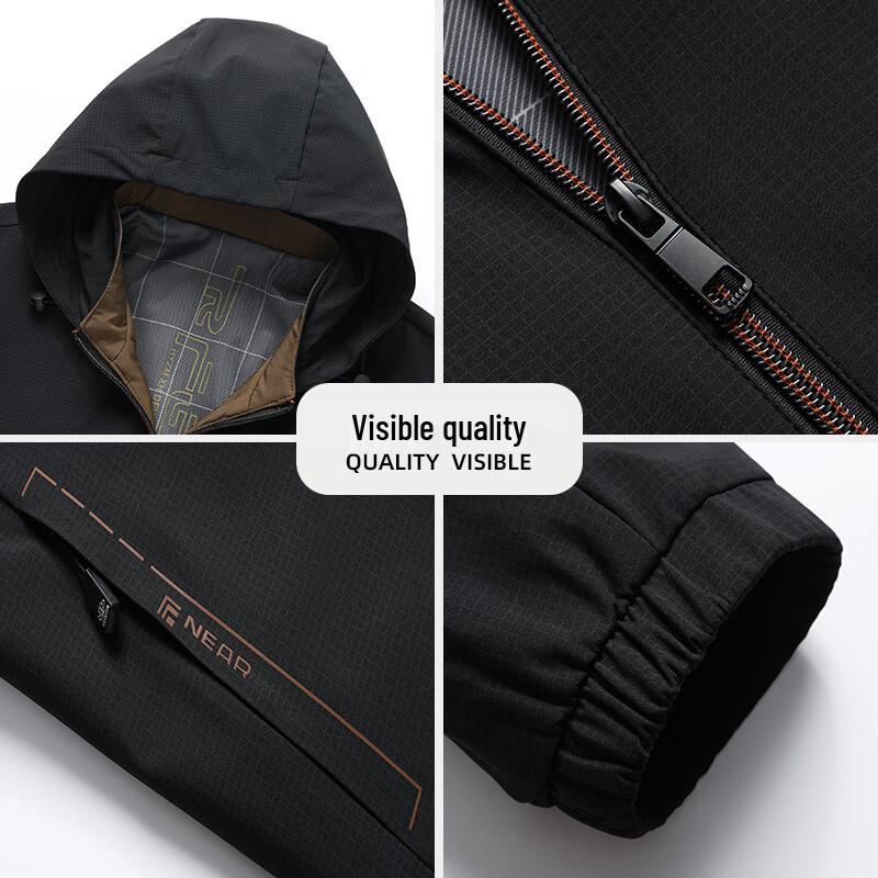 TUCANO Men's Casual Detachable Hooded Jacket