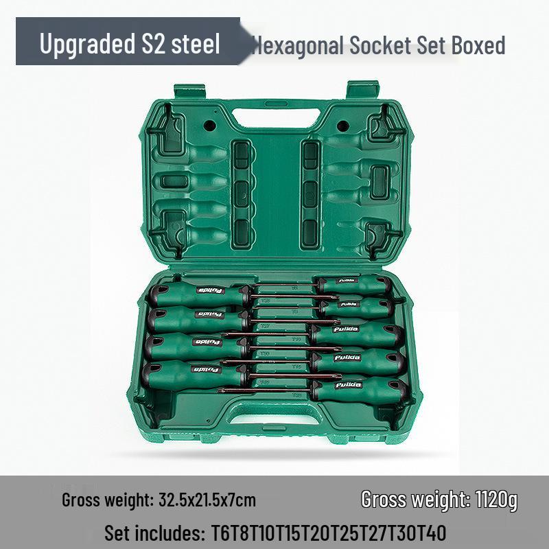 Σετ κατσαβιδιών Torx και Εξάγωνων: T8, T10, T15, T20, T25, T30