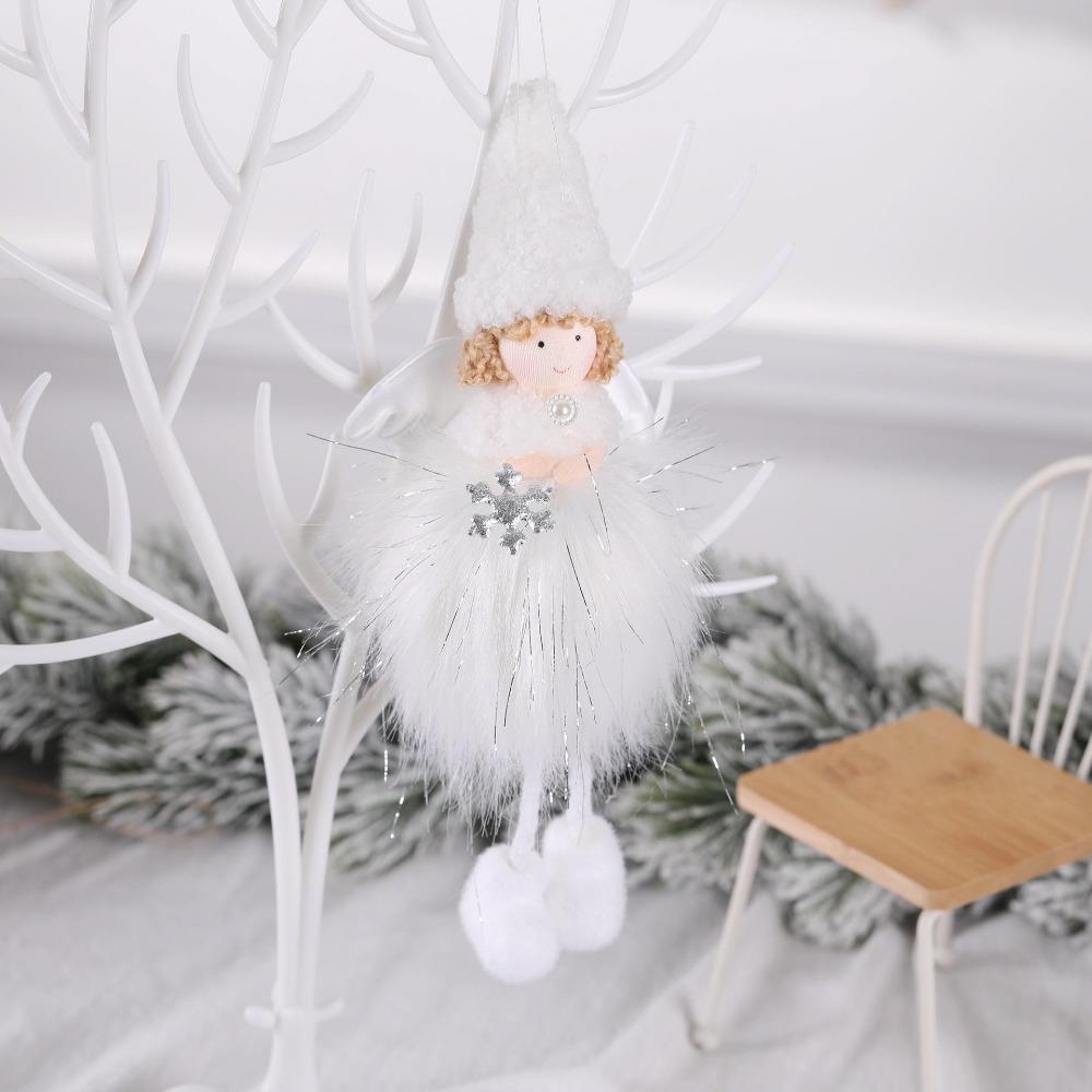 New Christmas Supplies Christmas Feather Angel Christmas Tree Decoration Pendant Small Pendant Christmas