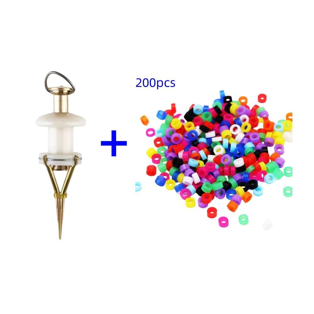 

200 шт. Птичьи кольца для ног для попугая, зяблика, канарейки, амадины Гульда, диаметр 3 мм, Кольцо для ног птицы, Цвет случайный diameter 3mm