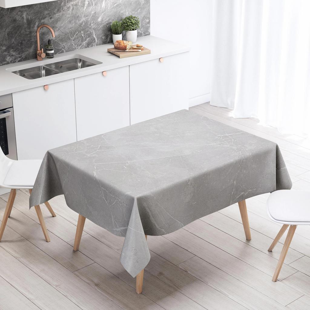Marble Pattern Tablecloth Stain Resistant Waterproof Dining Table Home Decor Rectangular Kitchen Fireplace Countertop