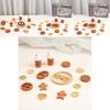 Funny Wooden Simulation Afternoon Tea And Cookie Coffee Children Toy Set For Interactive Learning