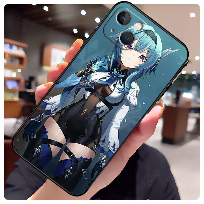 Genshin Impact Eula Case For iPhone 17 Pro Max 15 14 13 11 12 16 Pro Max mini 15 16 Plus 16e 17 Air Phone Cover