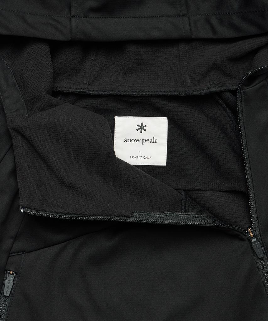 Recycled Soft Shell Hoodie - Black