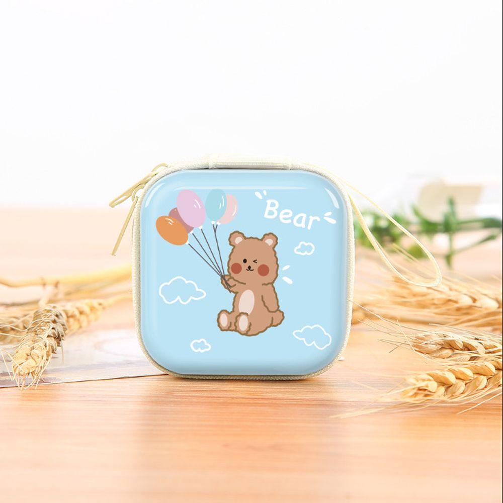 USB Cable Organizer Kids Students Women Headphone Case Earbuds Box Coin Purse Earphone Storage Bag