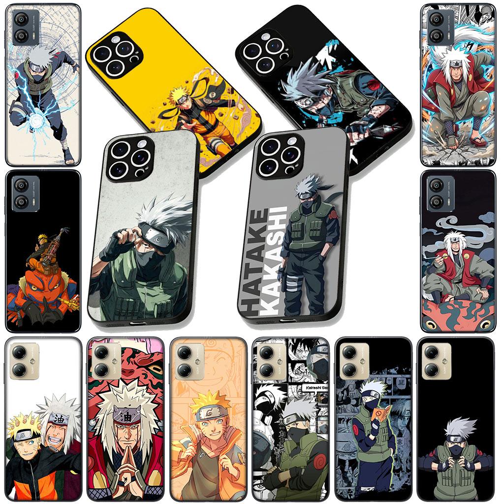 Silicone Cover for Motorola Moto Edge 70 60 Fusion NEO Pro G Stylus G56 G96 G52 G04 G05 20 Phone Case Jiraiya Narutos Kakashi