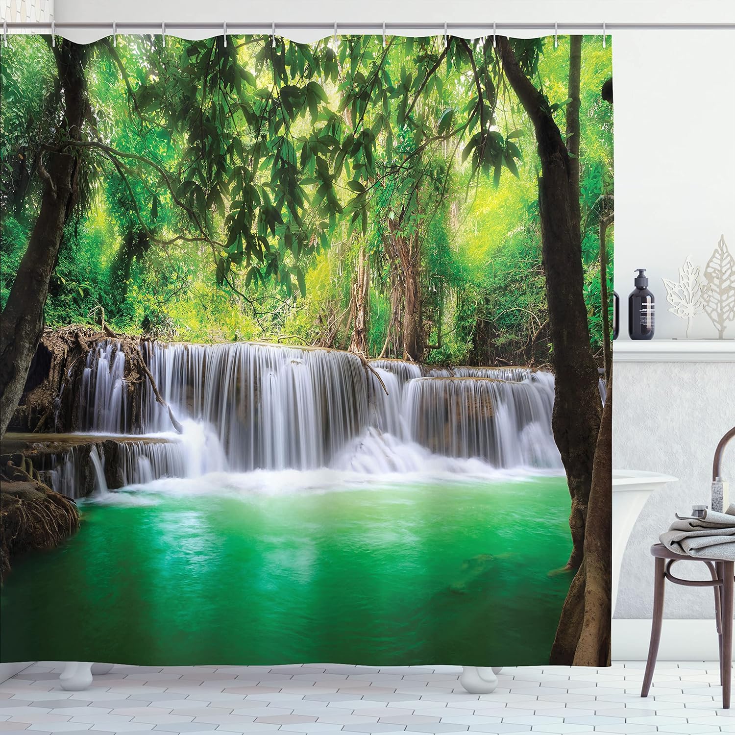 

48 Стиль Роскошные Серые Белые Мраморные Занавески Для Душа Геометрические Полосы Шторы Для Аксессуары Для Ванной Комнаты Набор Занавеска Для Ванной С Крючками Водонепроницаемые 180x200cm