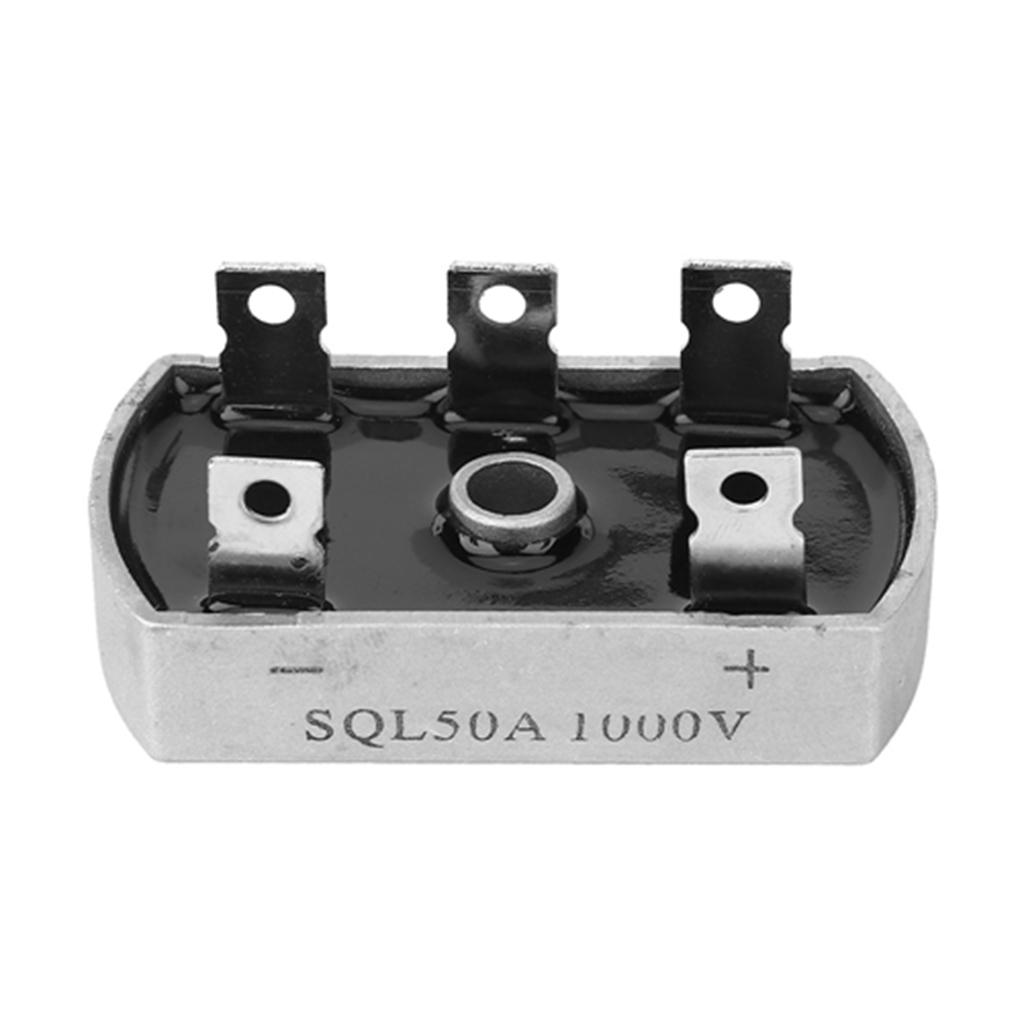 4 Pcs Rectifier Bridge SQL50A 1000V 3-Phase Low Frequency Rectifier Bridge Pack