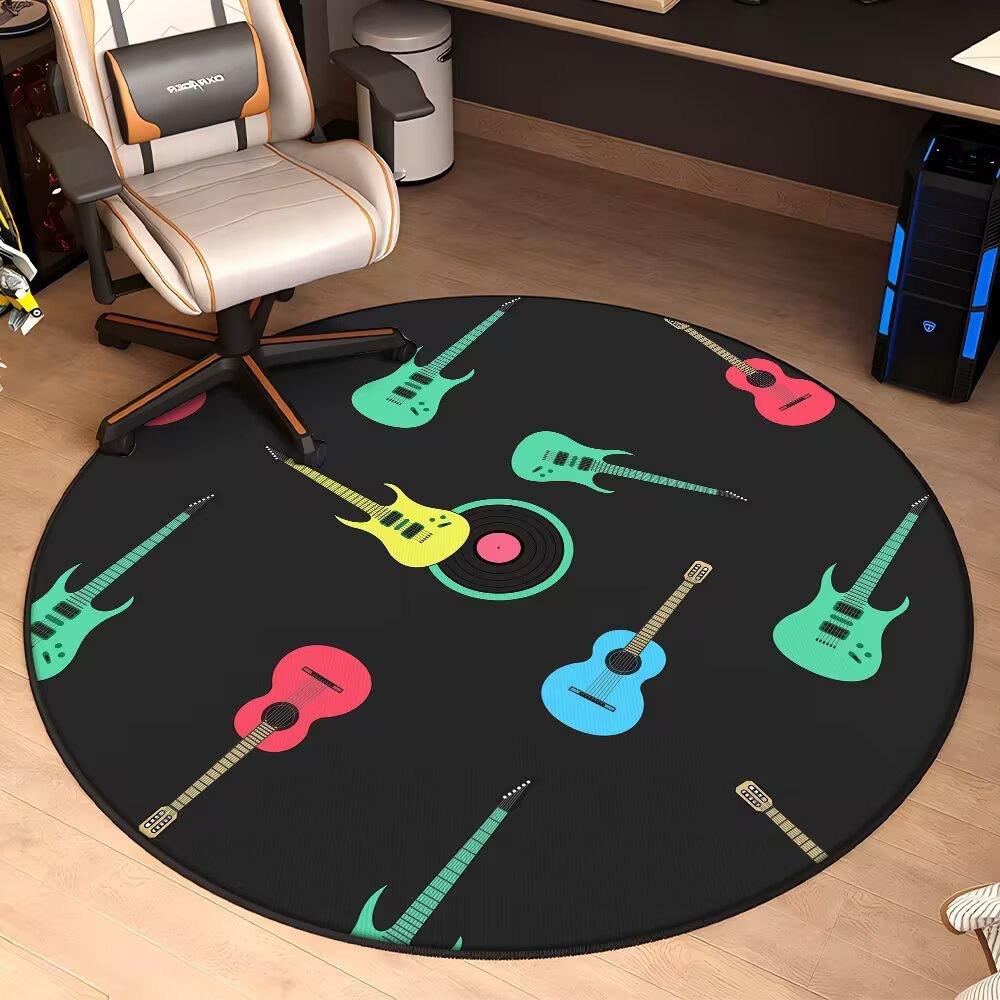E-sports Circular Carpet Home Decor Living Room Dirt Resistant Carpet Bedrooms Study Children's Rocking Chairs Anti Slip Pads