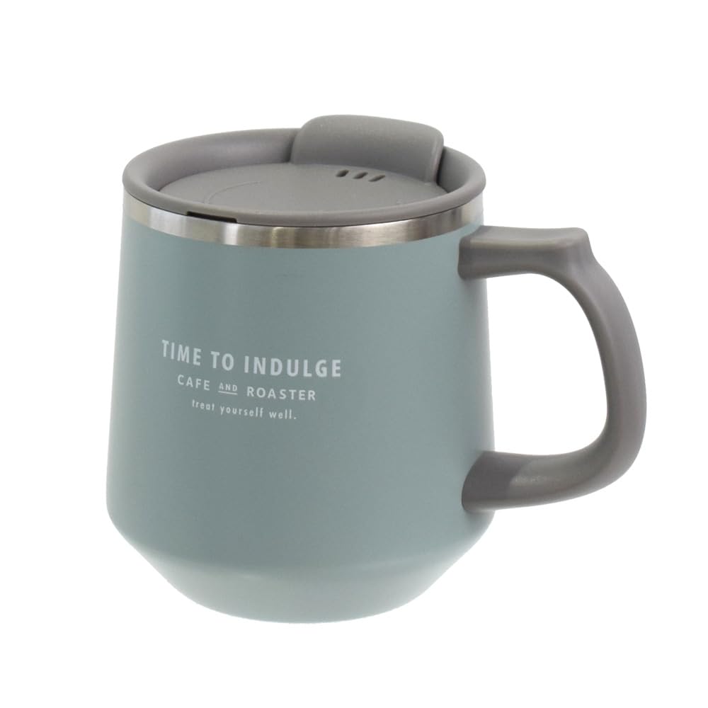 Sabu Treats Graduated Stainless Steel Thermos Product 391415 Mug, Mint, 400mL, Code