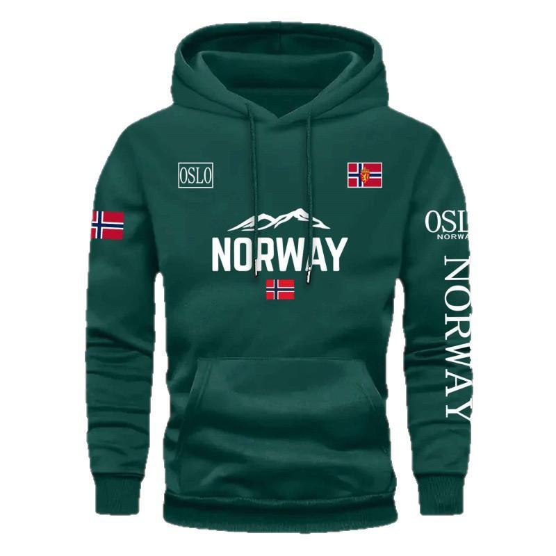 Felpa con Cappuccio Stampata Vestibilità Larga Pullover Casual per Adolescenti Uso Quotidiano