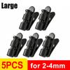 Universal Headphone Wire Clip 360 Degree Rotatable Earphone Earbud Cable Clip Cord Collar Hooks for Broadcast Microphone