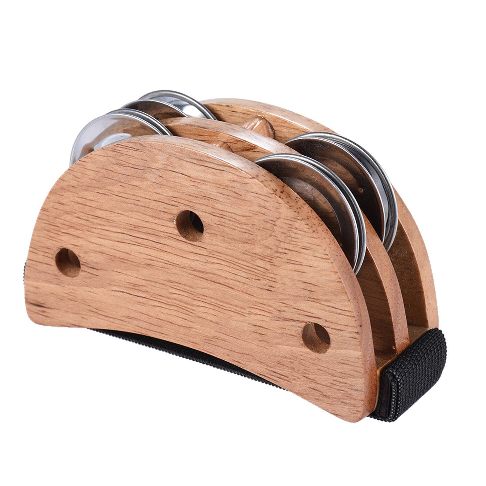 

Elliptical Cajon Box Drum Companion Аксесуар Foot Jingle Tambourine для ручних ударних інструментів