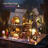 Jiate DIY Luna Magic House Model: Hand-Assembled Villa Ornament, Exquisite Decompression Gift for Adults.