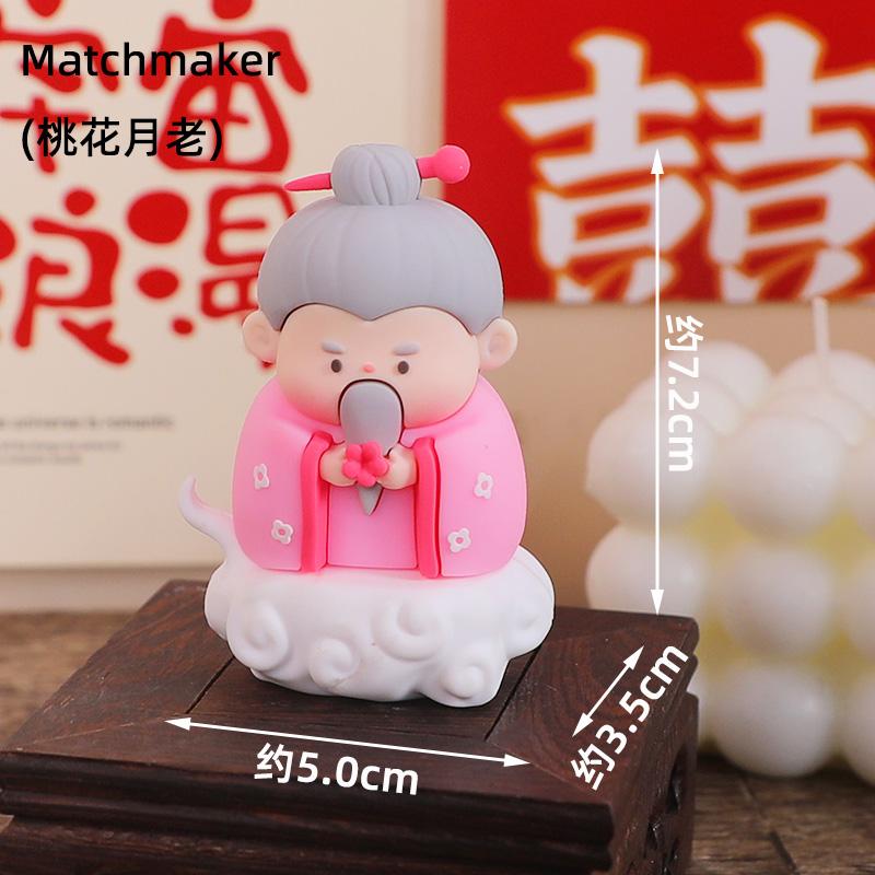 Chinese Lunar New Year Decoration 2026 3D Dragon Baby Ornaments Spring Festival Party Cake Topper Chinese Immortal Desktop Decor