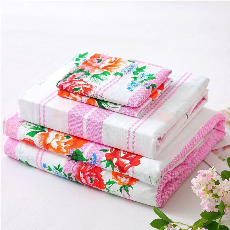 Shanghai Style Vintage Double/Single Thickened Duvet Cover & Bed Sheet, Student Dorm Print, Clearance