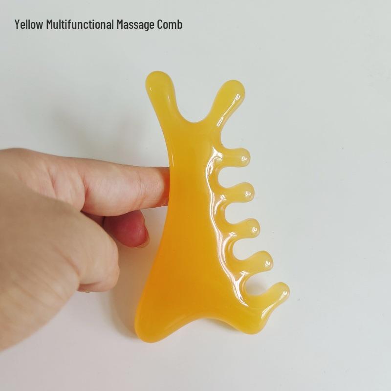 "Massage-Schabewerkzeug aus Harz-Bienenwachs für Nacken, Taille und Gesicht"