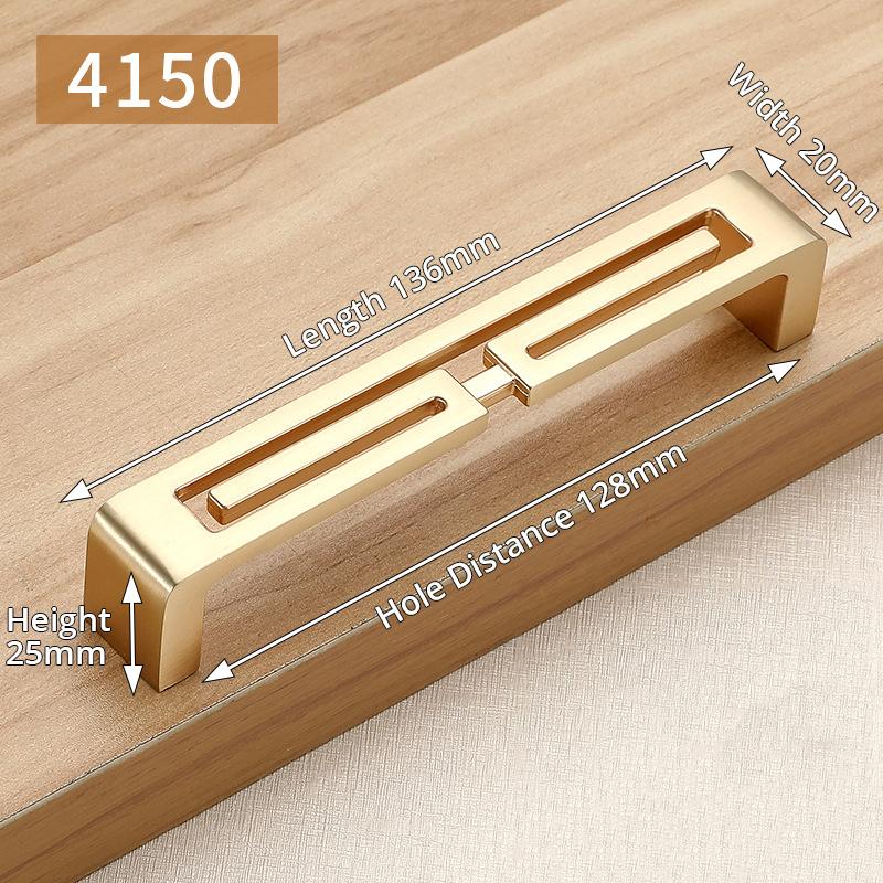 KAK Gold Cabinet Knobs and Handles Luxury Gold Kitchen Cupboard Door Pulls European Drawer Furniture Handle Hardware