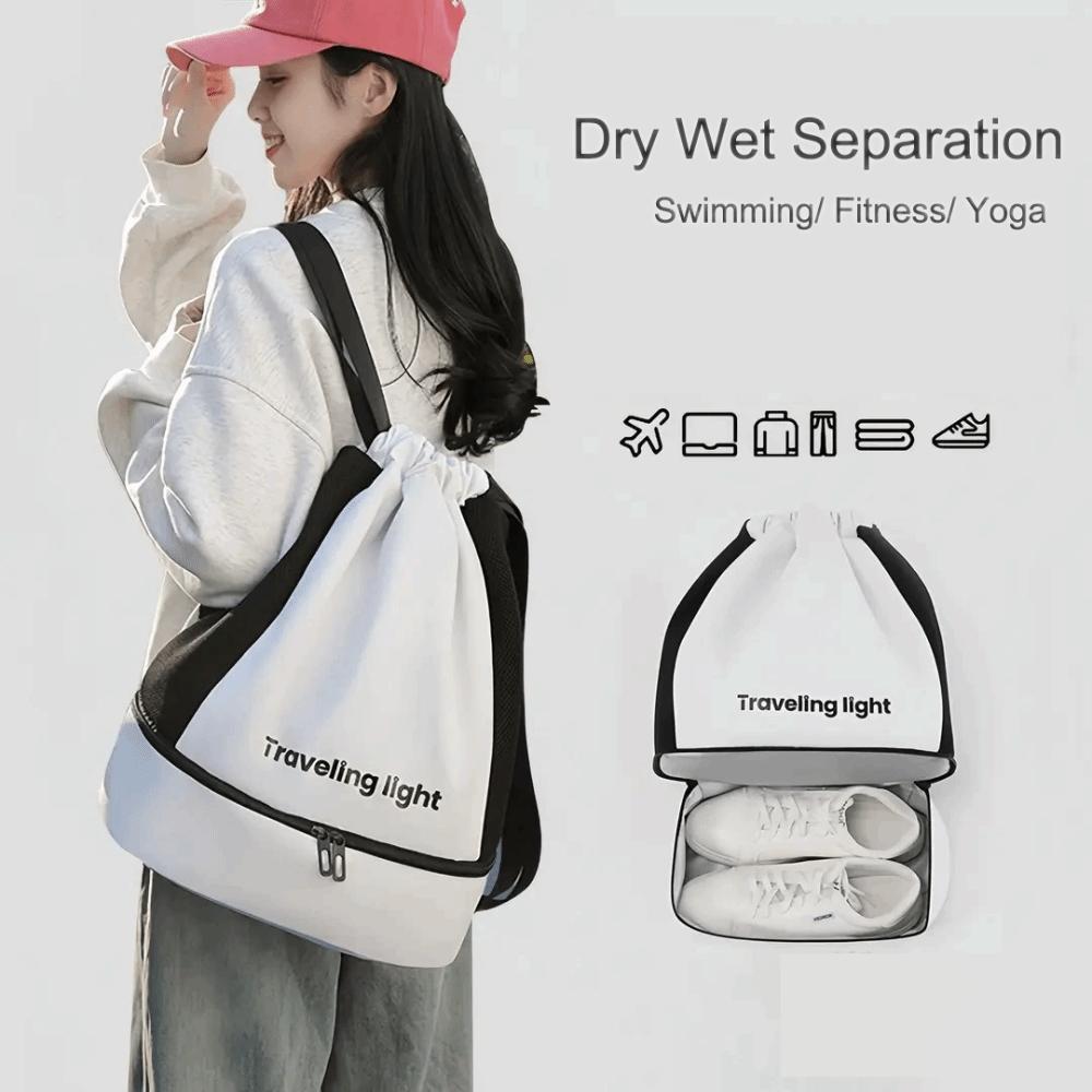 Waterproof Travel Fitness Bag Independent Shoe Bag Climbing Backpack Swimming Yoga Bag  Hiking