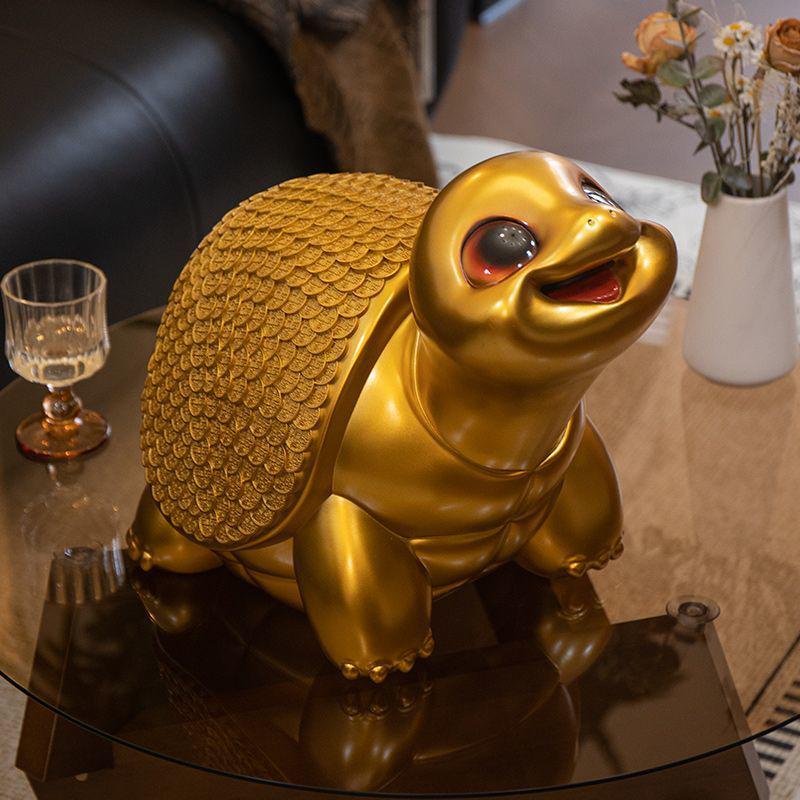 Creative Turtle Money Jar: Large Capacity Savings Ornament for Home