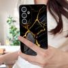 Funda con Patrón de Mármol Para Samsung S26 Ultra S25 Edge S24 S23 Plus S22 S21 FE A15 A16 A17 A35 A36 A54 A55 A56 A57 5G Textura de Cuero Funda Suave