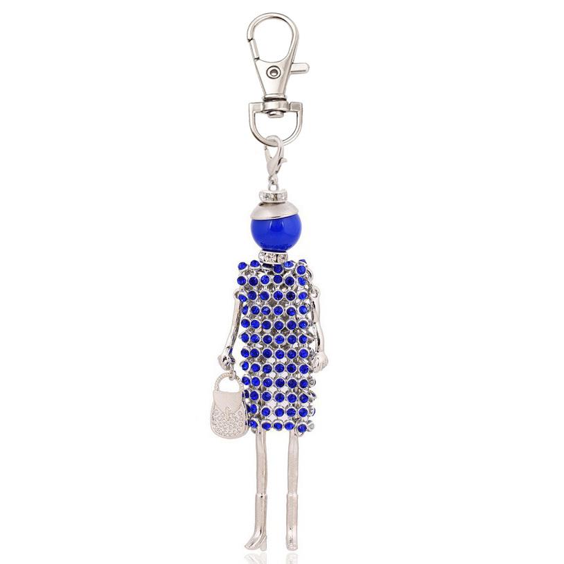 Fashion Keychain For Women Charm Key Chain Bag Pendant Holder Jewelry Handmade Girl Gift Jewelry