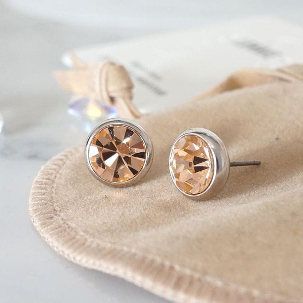 E386 Earrings - Peach