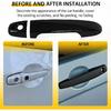 OCPTY 4PCS Door Handle Covers for 2012-2017 for Toyota Camry Exterior Driver Side & Passenger Side Car Door Handle Covers Trim Kit Black