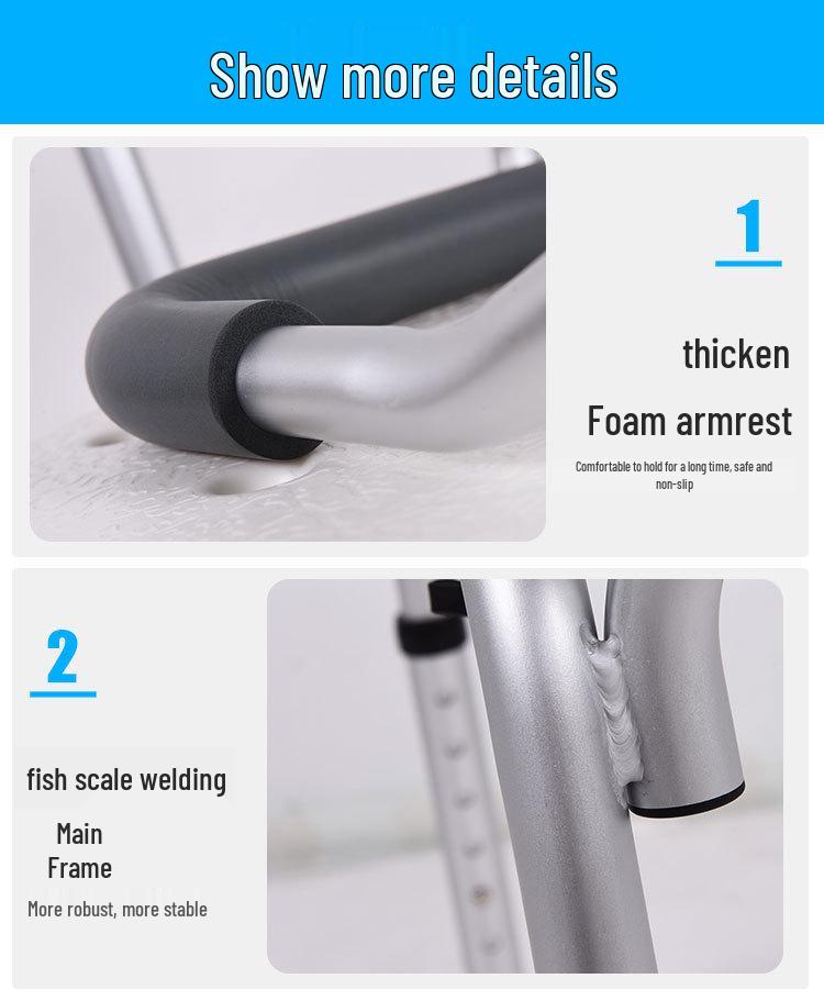 Älterer Rutschfester Badestuhl - Altersfreundlicher Duschhocker