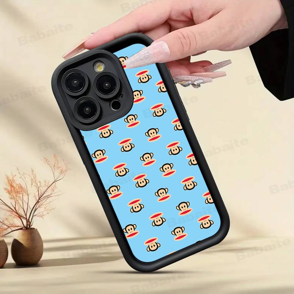 Fashion Logo P-Paul F-Frank Phone Case For IPhone 17 16 15 14 Plus 13 12 11 Pro Max Silicone Cover