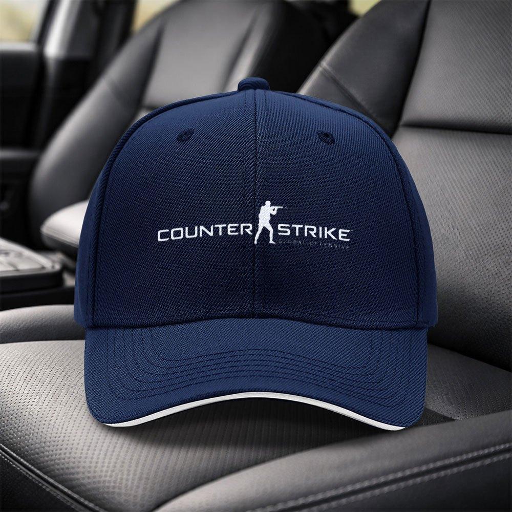 CounterStrike Game Baseball Cap Black Adjustable Duckbill Hat Unisex Casual Sports Cap