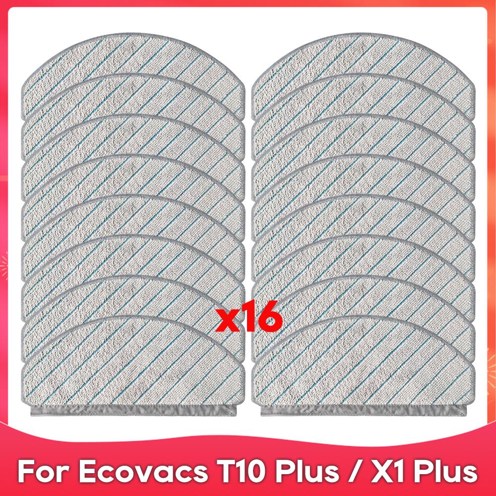 Fit For ( Ecovacs T10 Plus / X1 Plus ) Roller Side Brush Filter Dust Bag Mop Rag Robot Vacuum Cleaner Replacement Accessory Part