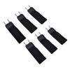 6PCS Belt Hook Waist Buckle Convenient Touch Fastener Adjustable Stretch Belt Buckle for Women Men