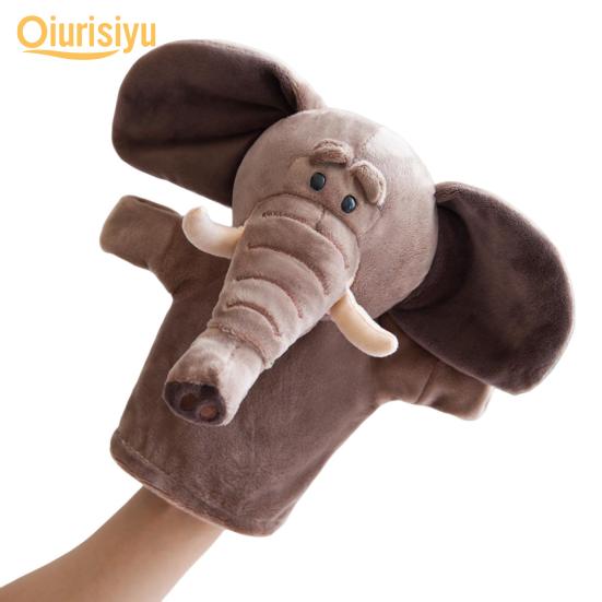 Lovely Duck Puppy Parent-child Interaction Role-Play Toy Plush Puppet Pretend Telling Story Doll Toy Boys Girls Gift