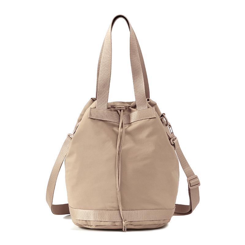 

Drawstring Bucket Bag Lightweight Casual Tote for Daily Use and Fashion Outfits хаки